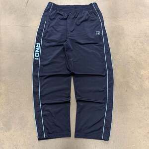 AND1 Track Pants Navy Blue Basketball Warm Up Pants Y2K